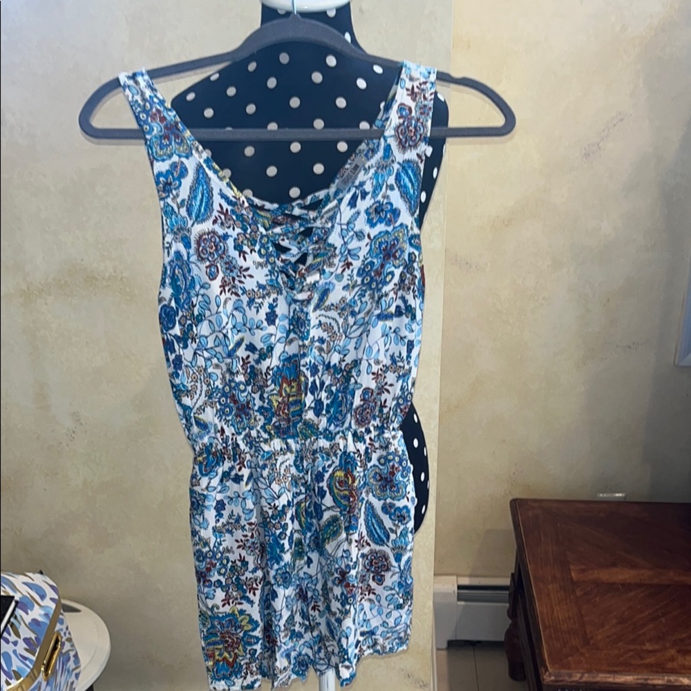 Floral Print Romper